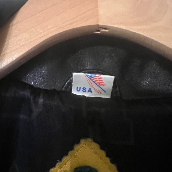 Vintage 1980’s Michael Hoban Hobo Stop Light USA Leather Jacket In Living Color - Picture 11 of 14